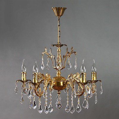 Подвесная люстра Ambiente granada 4W E14 2118/5 PB Tear drop фото 1