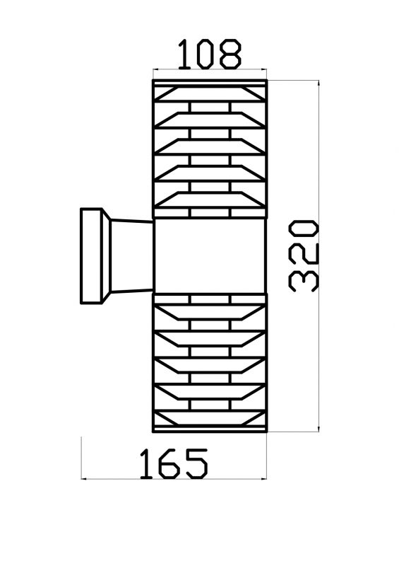 Бра Maytoni Bronx O576WL-02GR