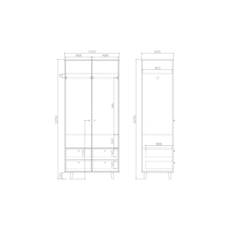 Шкаф The IDEA Twin BD-1964482