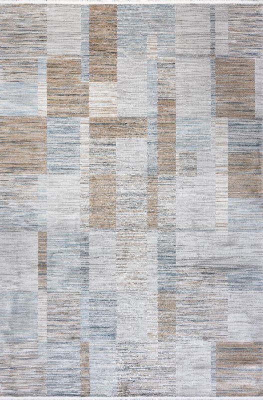 Турецкий ковер из полиэстера Carpet «PARKER» 2161A-LGRY-ANT 200 x 290 см фото 1