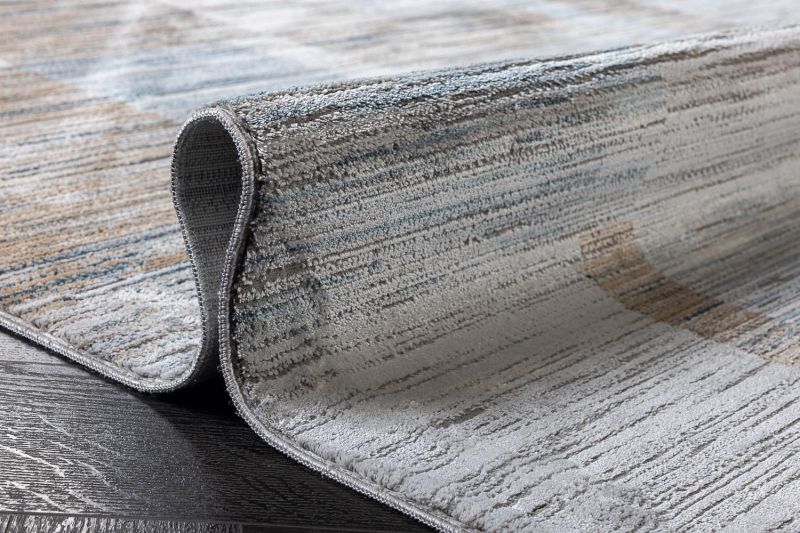 Турецкий ковер из полиэстера Carpet «PARKER» 2161A-LGRY-ANT 200 x 290 см фото 8