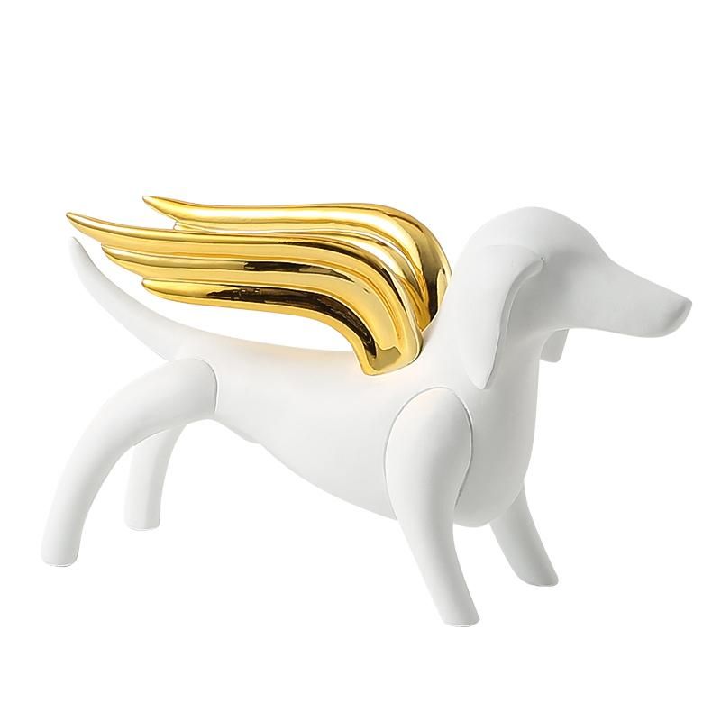 Статуэтка Sotogrande Angel dog white BD-3049189