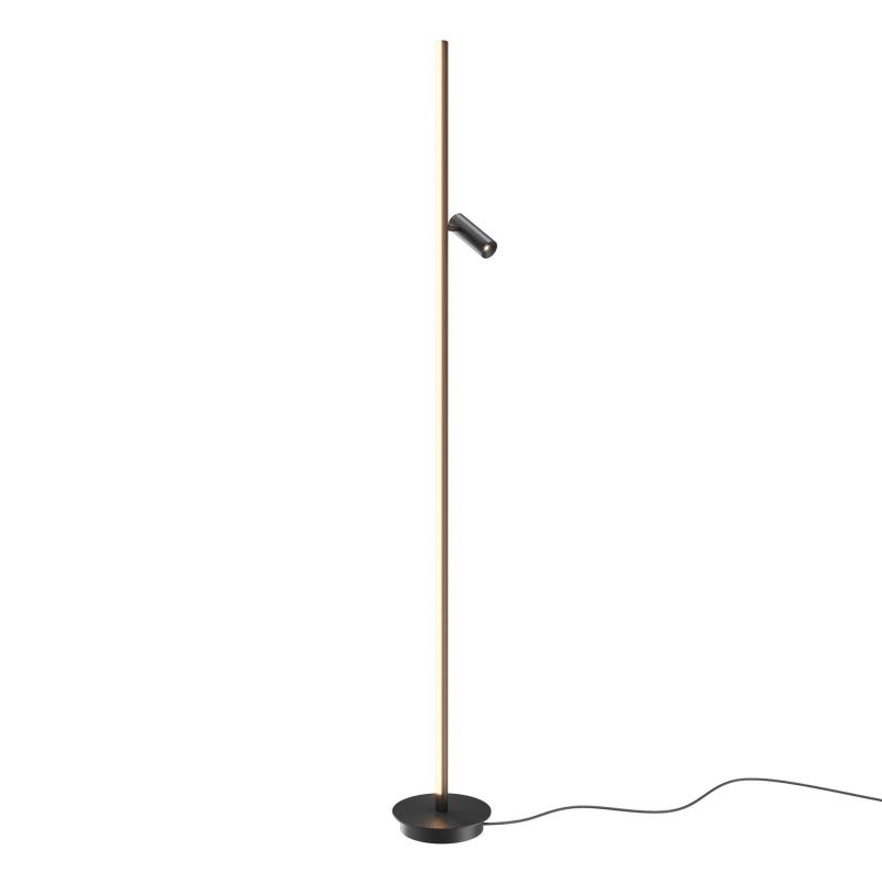 Напольный светильник (торшер) Maytoni Thin 14W LED 3000K 14W LED  3000K MOD395FL-L28B3K фото 1