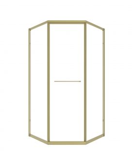 Душевой уголок Timo-S TTSS-100/17C-8L T34L 100x100 L стекло прозрачное / профиль золото матовое