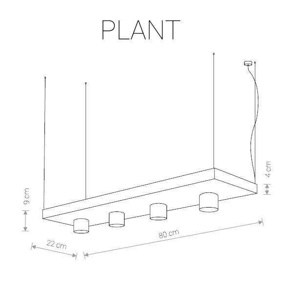 Светильник подвесной PLANT 9381