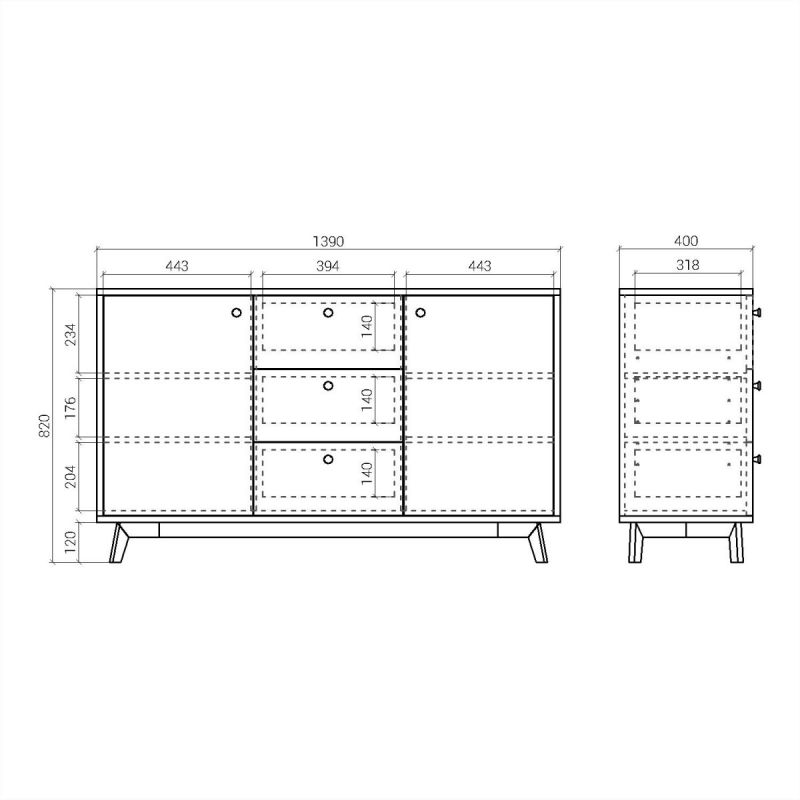 Комод The IDEA Frame BD-1964752