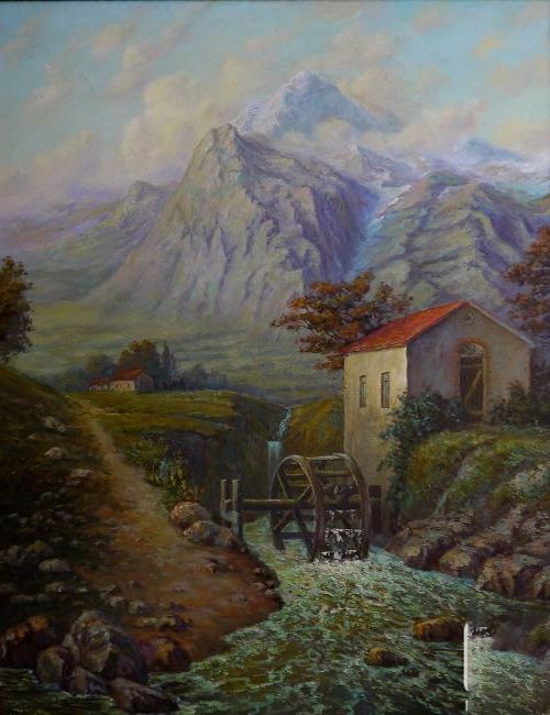 Картина "Воды текут" Юрий Студеникин фото 1