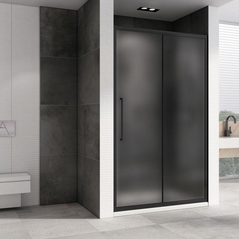Душевая дверь ABBER Schwarzer Diamant AG30110BMH, 110 см фото 2