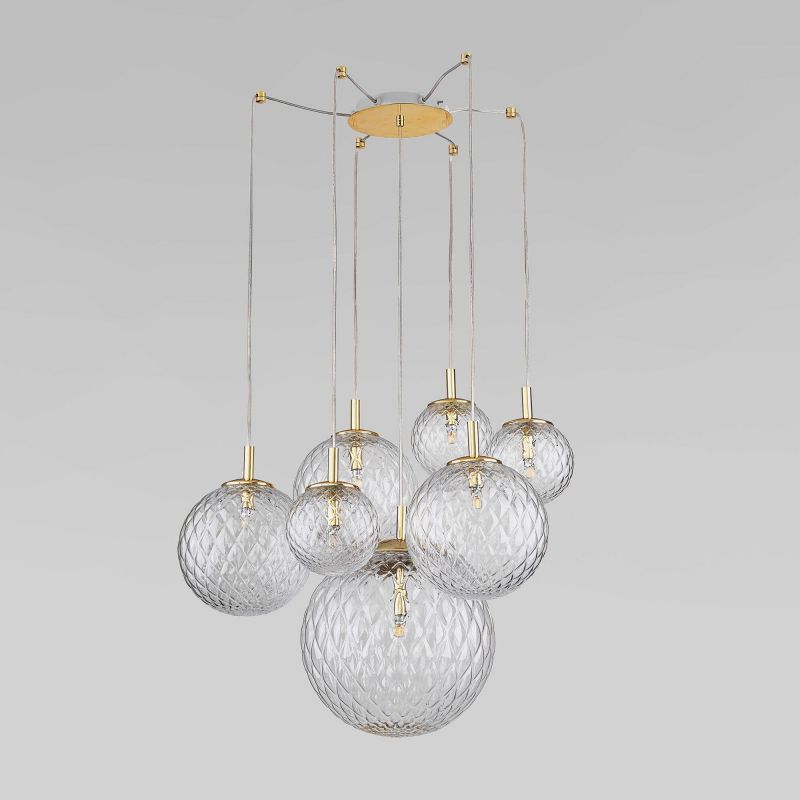 Подвесной светильник со стеклянными плафонами TK Lighting Cadix 8W G9 5901780546083 фото 1
