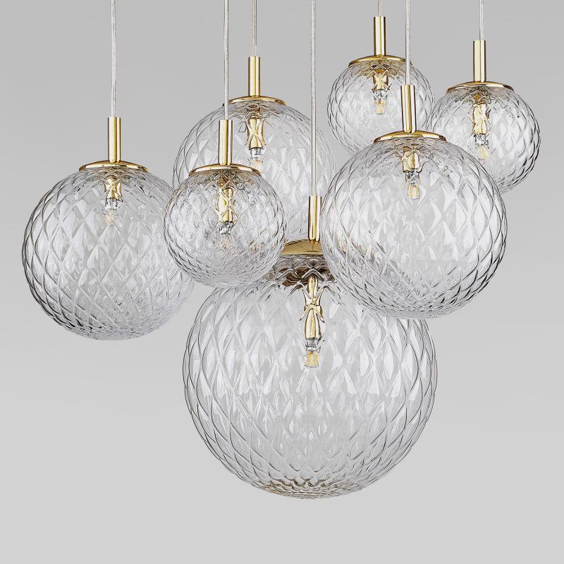 Подвесной светильник со стеклянными плафонами TK Lighting Cadix 8W G9 5901780546083 фото 2