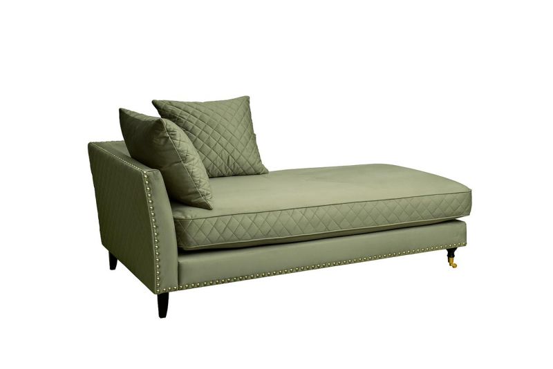 Диван-Кушетка Garda Decor Sorrento правая велюр оливковый Colt1002-OLIV 180*98*88см BD-3076267 фото 1