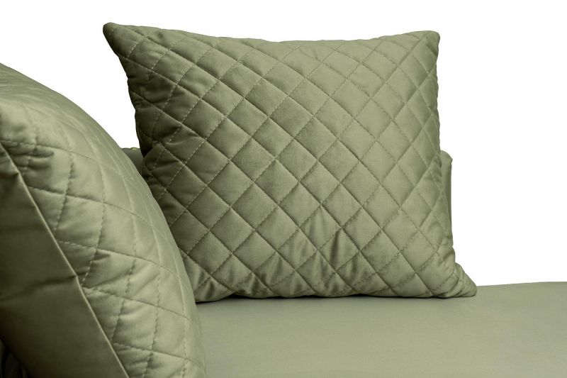 Диван-Кушетка Garda Decor Sorrento правая велюр оливковый Colt1002-OLIV 180*98*88см BD-3076267 фото 4