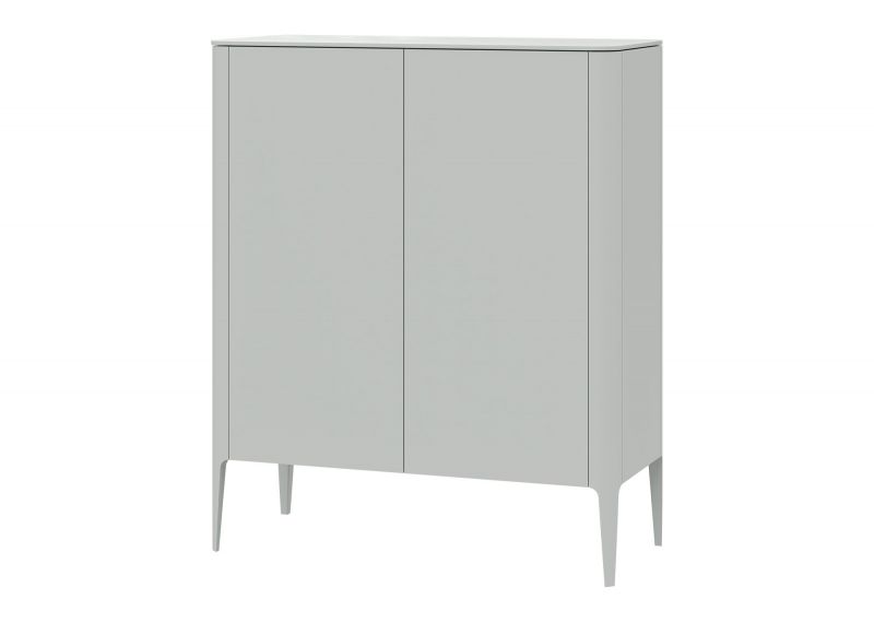Шкаф  Ellipsefurniture Type 2 двери низкий (светло-серый) TY010302400101 фото 2