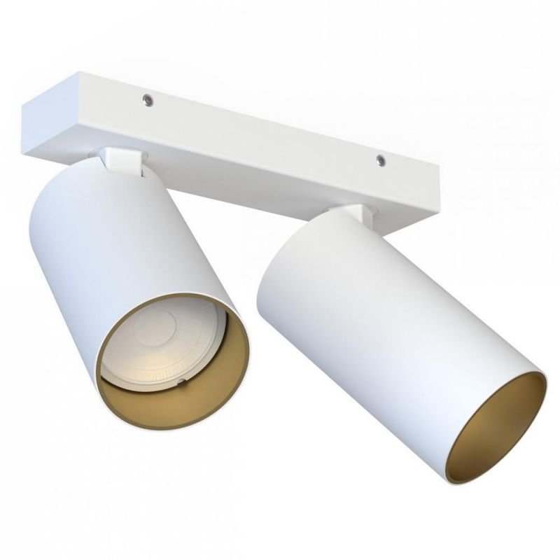 Накладной светильник спот Nowodvorski Mono White/Gold GU10 20W 7774 фото 1
