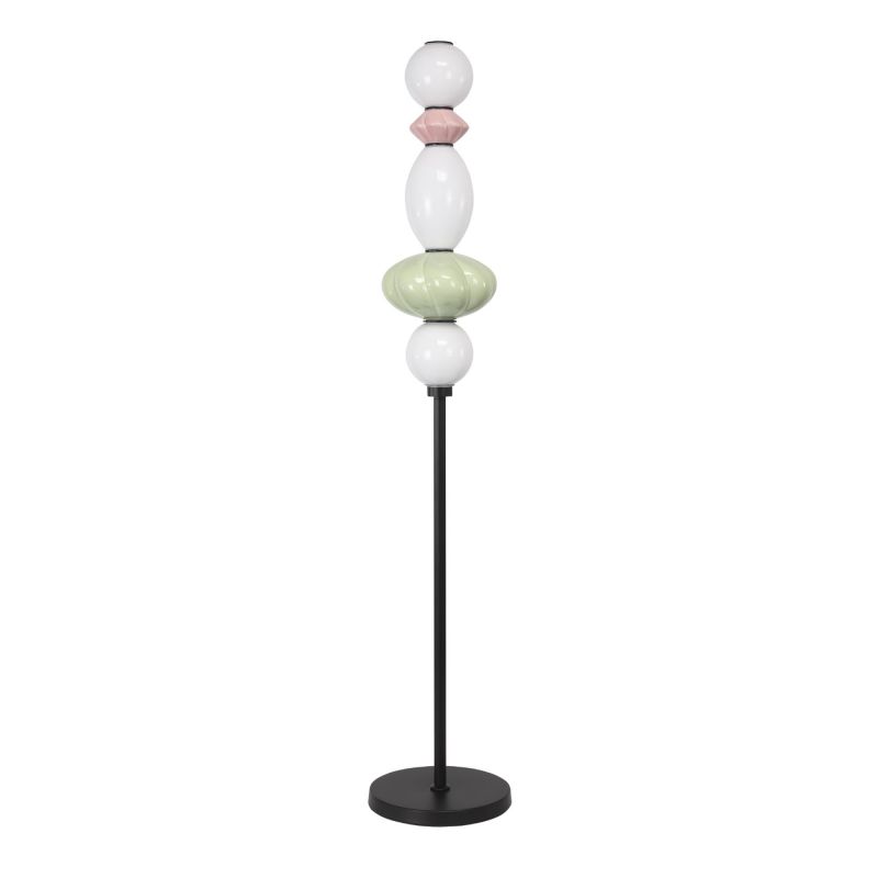Светильник напольный ST Luce FLORENTINI черный/розовый, зелёный, опаловый LED 1*20W 3000K SL6134.405.01 фото 2