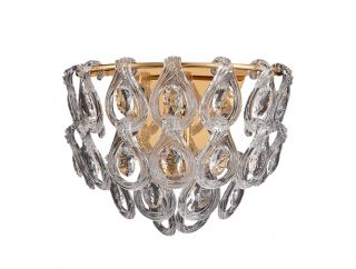 Бра Newport 5250 Champagne gold Clear crystal+acrylic G9 5253/A gold