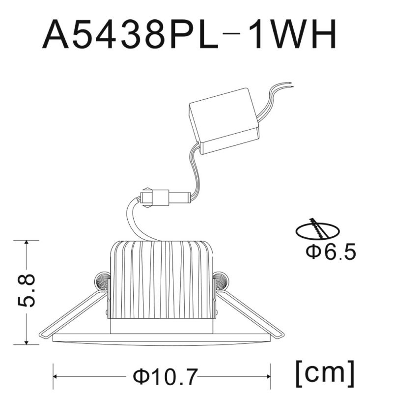 Встраиваемый светильник Arte Lamp track lights A5438PL-1WH фото 5