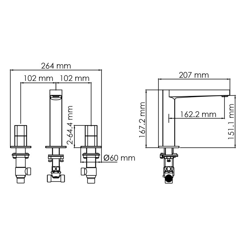 Смеситель для раковины WasserKraft Naab 8635 фото 2