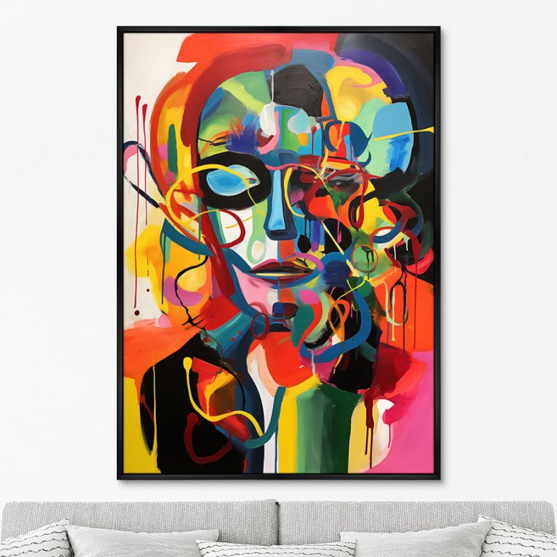 Репродукция картины ArtNoMore на холсте Vibrant mindsets, No 1, 2024г. фото 1
