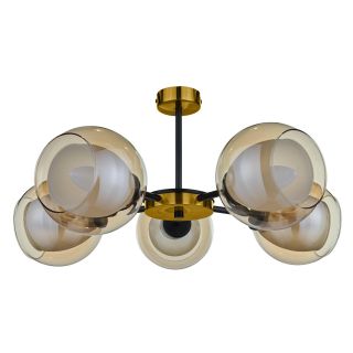 Потолочная люстра 33 ИДЕИ Е27 300W CHN800S.05.17BL.PA-S12AM