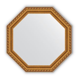 Зеркало в багетной раме Evoform Octagon BY 3716 золотой акведук