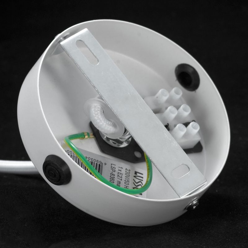 Подвесной светильник Lussole Cuscino E27 4100К (белый) GRLSP-8360 фото 5
