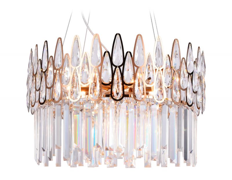 Подвесная хрустальная люстра Ambrella TRADITIONAL 40W E14 TR5263 фото 1