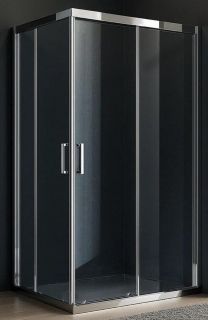 Душевой уголок Royal Bath HPD RB9100HPD-T-CH 100х90, профиль хром, стекло прозрачное