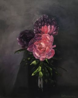 Картина "PEONIES & LIGHT 1" Марина Дерягина