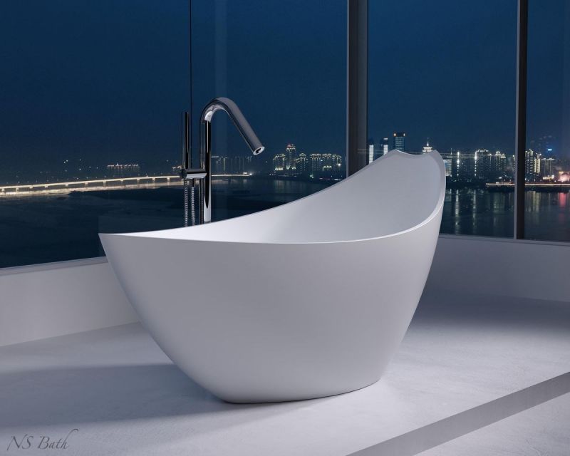 Ванна отдельностоящая NS Bath NSB-17801M матовая 176 см