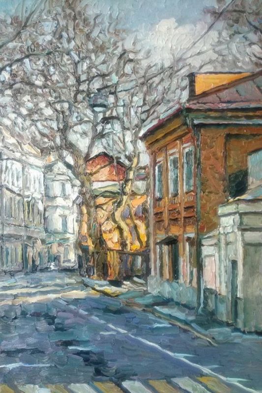 Картина "Потаповский переулок" Ягужинская Анна