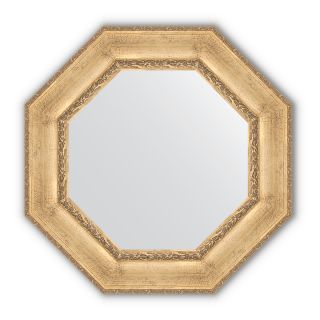 Зеркало в багетной раме Evoform Octagon BY 3671 состаренное серебро с орнаментом