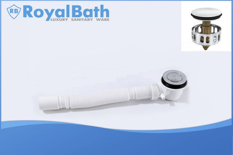 Сифон кнопка 2 с гофрой Royal Bath Sifon-knopka+gofra