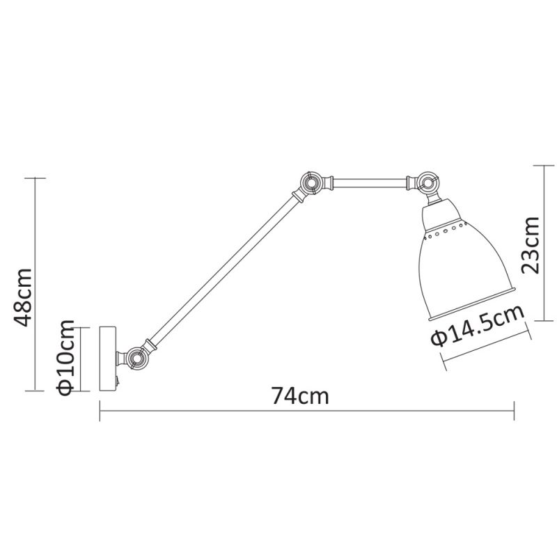 Бра Arte Lamp A2055 A2055AP-1BK