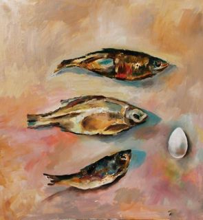 Картина "сухая рыба" Питаев Валерий