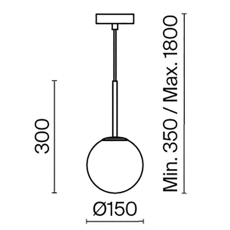 Подвесной светильник Maytoni Modern Basic form MOD321PL-01W