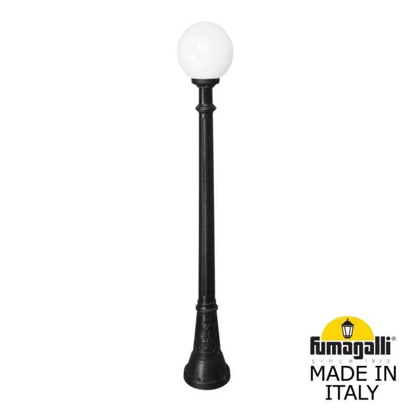 Садово-парковый фонарь Fumagalli GLOBE 250 черный, бежевый G25.158.000.AYF1R фото 1