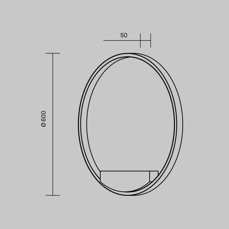 Настенный светильник (бра) Maytoni Rim MOD058WL-L35WK фото 5