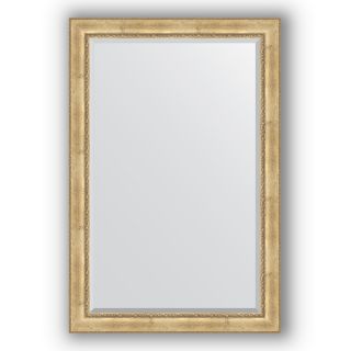 Зеркало с фацетом в багетной раме 122х182 Evoform EXCLUSIVE BY 3636 состаренное серебро с орнаментом