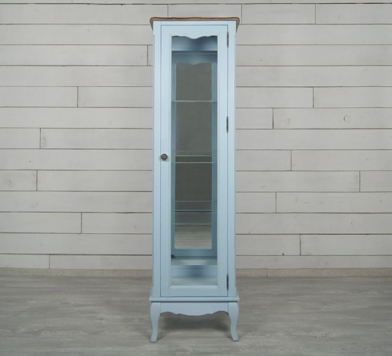 Шкаф Leontina для посуды голубой BD-113009