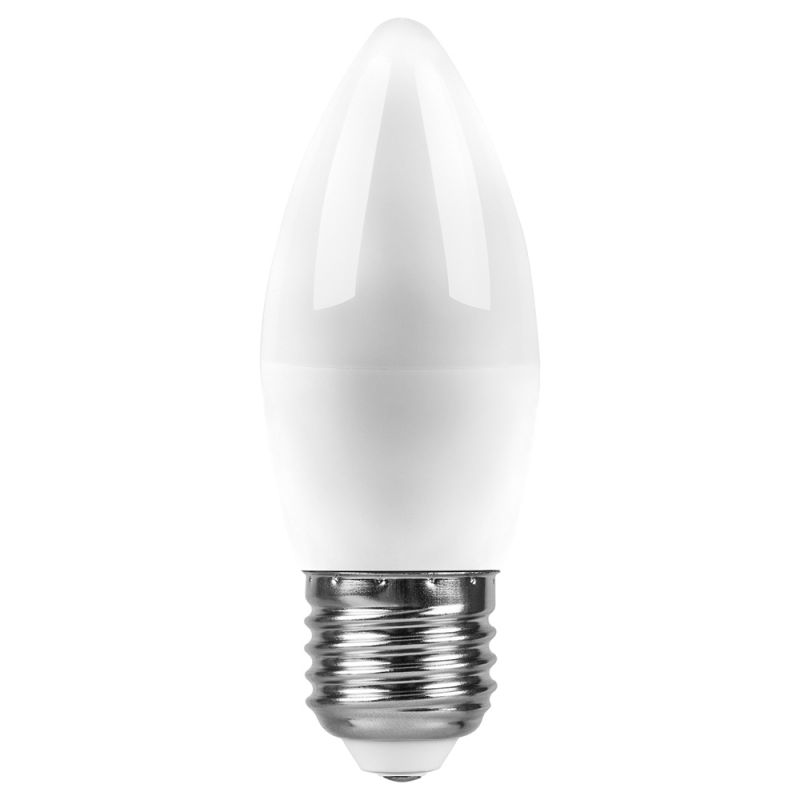 Лампа светодиодная Feron 15W 230V E27 4000K C37, SBC3715 55206