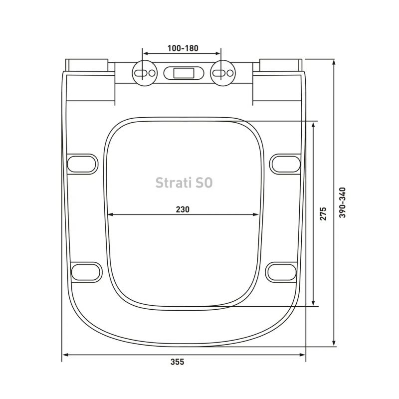 Унитаз подвесной Strati Rimless с инсталляцией Berges Novum 042449 механика, кнопка L5 черная SoftTouch