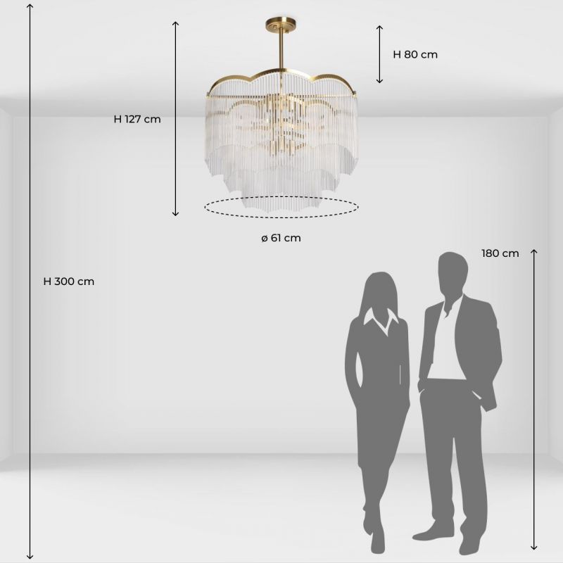 Люстра MW-Light Лавиния 9*60W Е14 443011409 фото 4