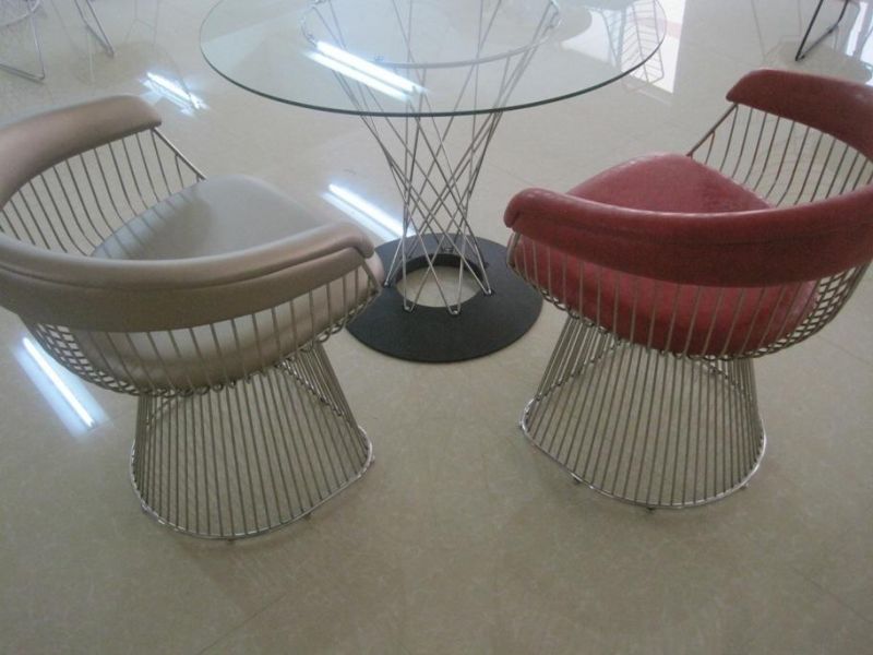 Кресло Sotogrande Platner Lounge H82 BD-3054827 белый, красный