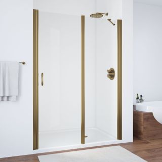 Душевая дверь Vegas Glass EP-F-1 105 05 01 R, профиль бронзовый, стекло прозрачное
