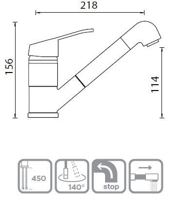 Смеситель Schock Cosmo-D Cristalite 710327