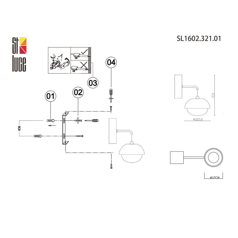 Бра ST-Luce ENTOLLA SL1602.321.01