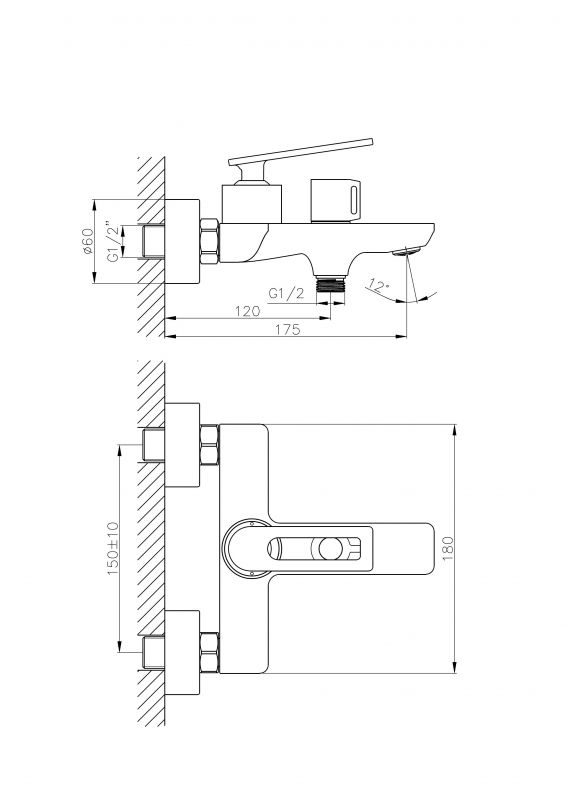 Смеситель для ванны Haiba HB589 HB60589 фото 2