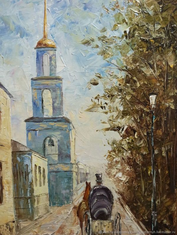 Картина "Лебедянь. Постой извозчик" Василий Черных фото 3