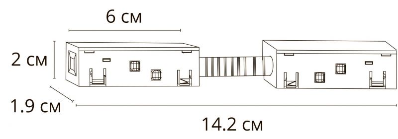 Коннектор для магнитного шинопровода Arte Lamp LINEA-ACCESSORIES A483306 фото 2